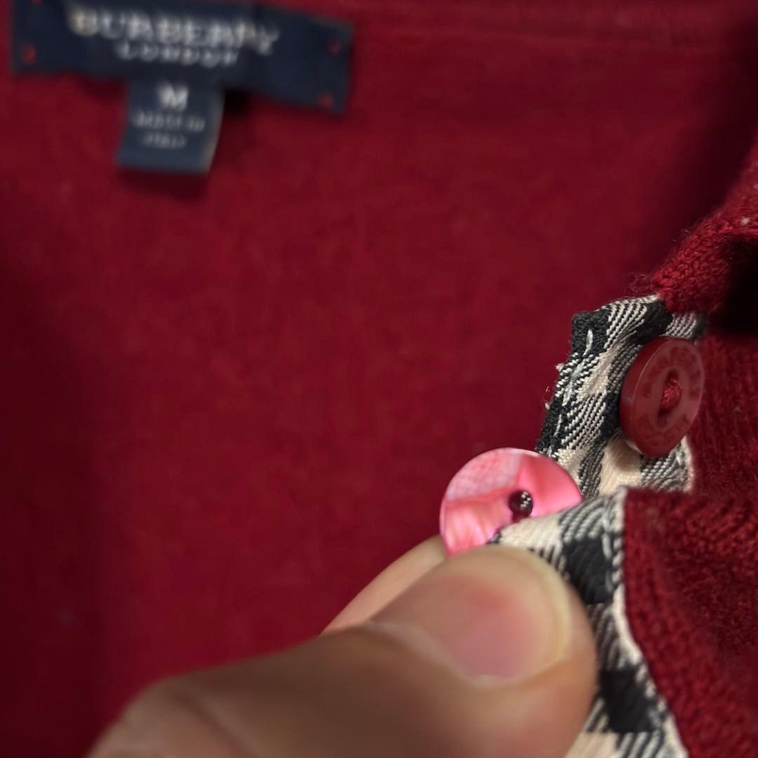 BURBERRY LONDON knit polo sweater ポロニット
