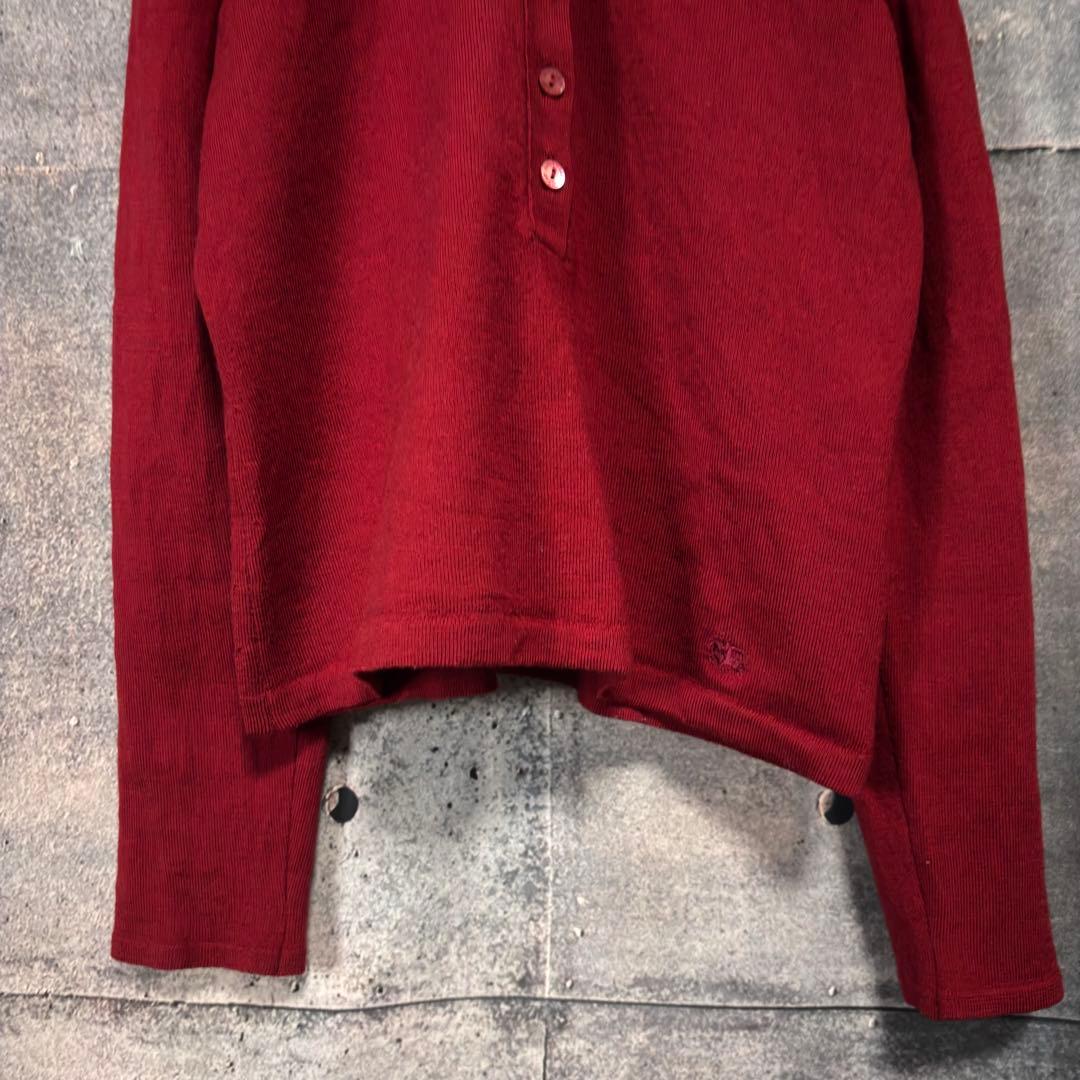 BURBERRY LONDON knit polo sweater ポロニット
