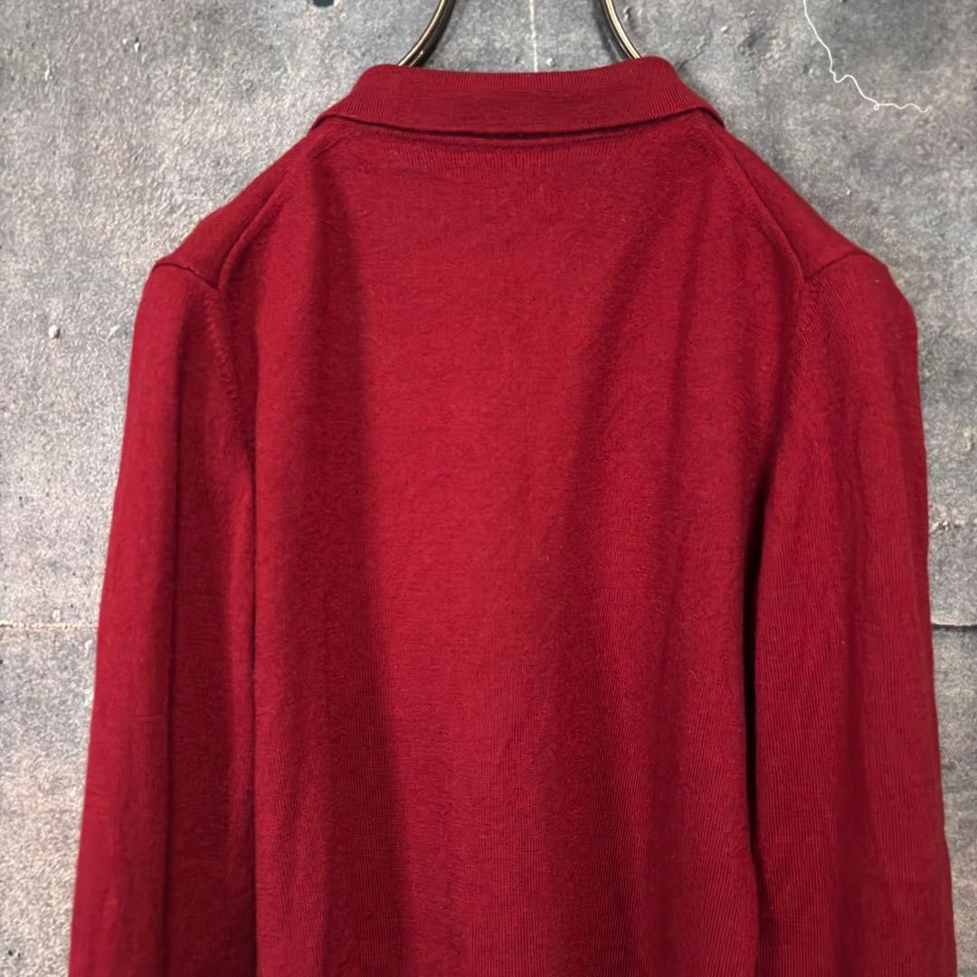 BURBERRY LONDON knit polo sweater ポロニット