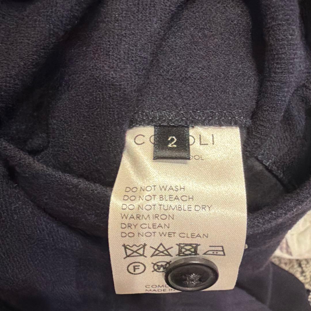 comoli 22AW リファインウールジャケット/パンツ ネイビー　美品　2
