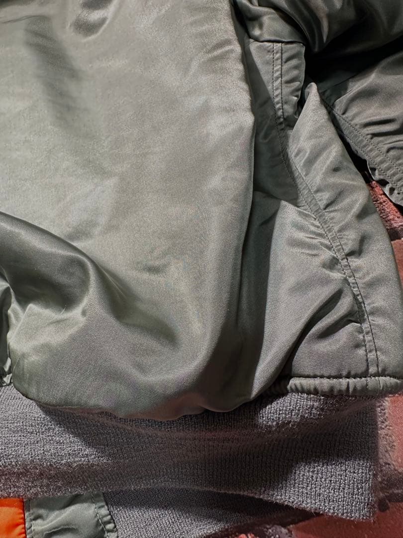 実物 ALPHA INDUSTRIES 70s USAF MA-1 M