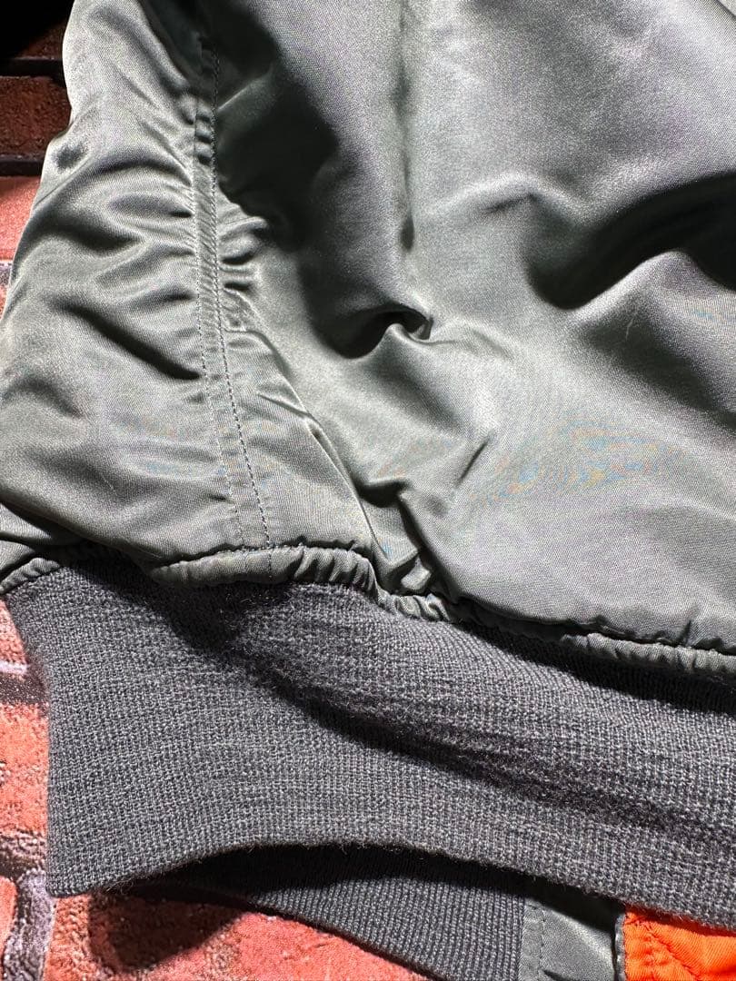 実物 ALPHA INDUSTRIES 70s USAF MA-1 M