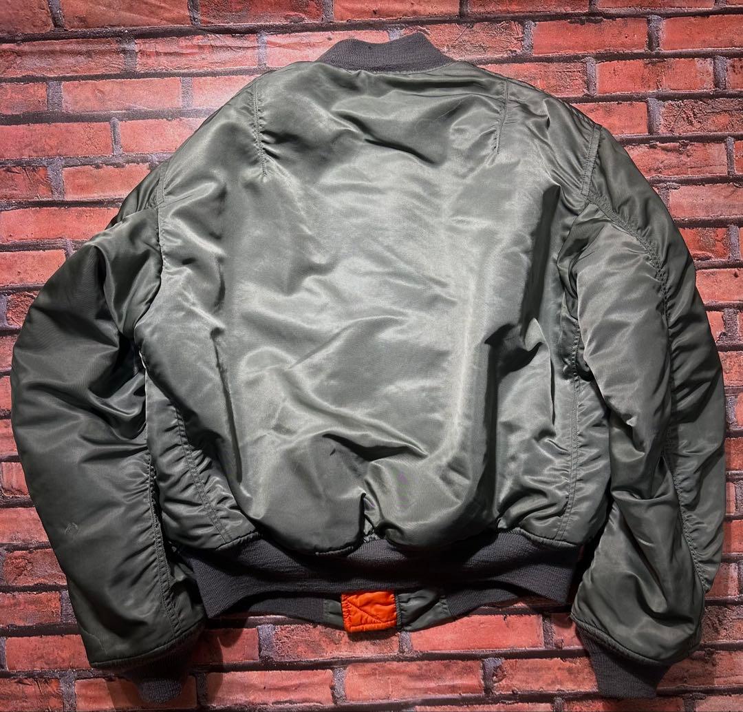実物 ALPHA INDUSTRIES 70s USAF MA-1 M