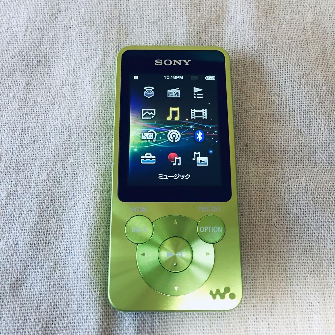 美品 SONY ウォークマン NW-S15 16GB グリーン