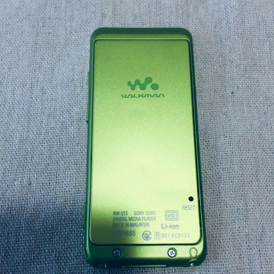 美品 SONY ウォークマン NW-S15 16GB グリーン
