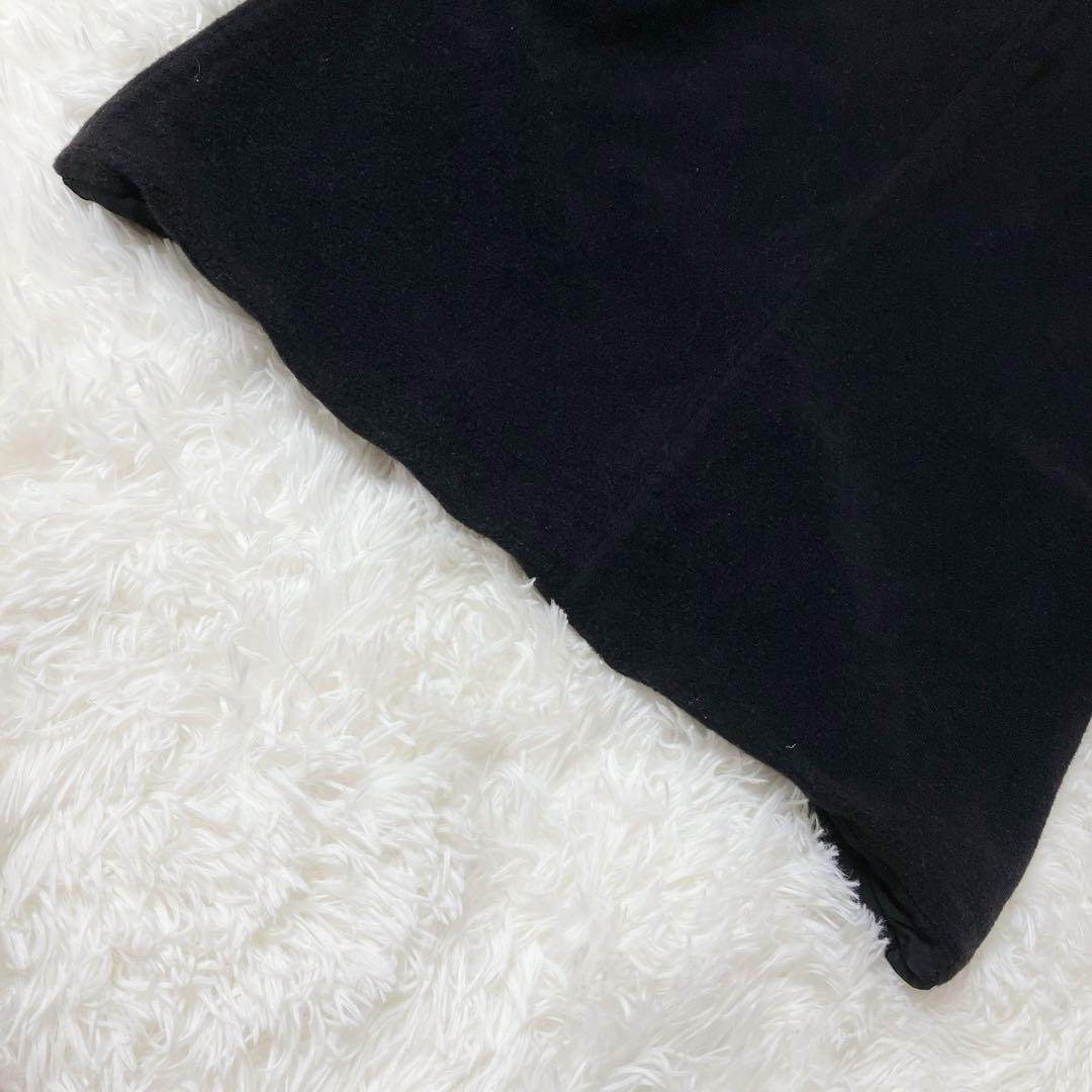✨美品✨ マックスマーラ 白タグ カシミヤ混　チェスターコート ロング 黒 L