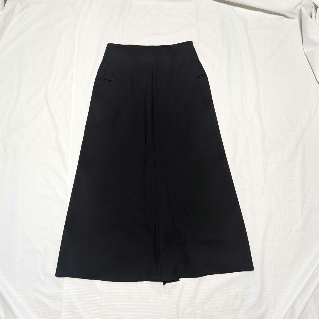 【Yohji Yamamoto +NOIR】フロントスリットロングスカート