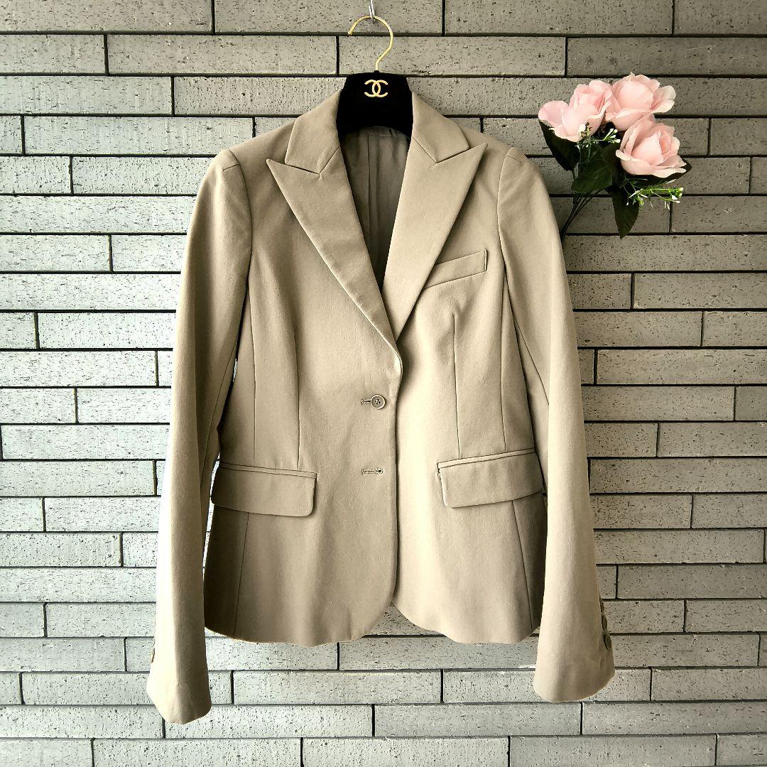 ❤【セオリー】✨美品　コットンストレッチジャケット　ベージュ　L