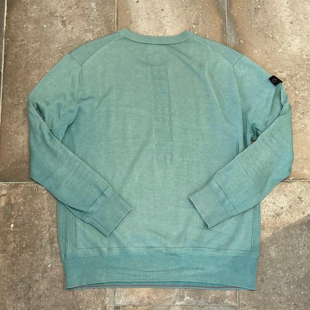 BRIEFING GOLF セーター カシミヤ混 長袖クルーネックニット L