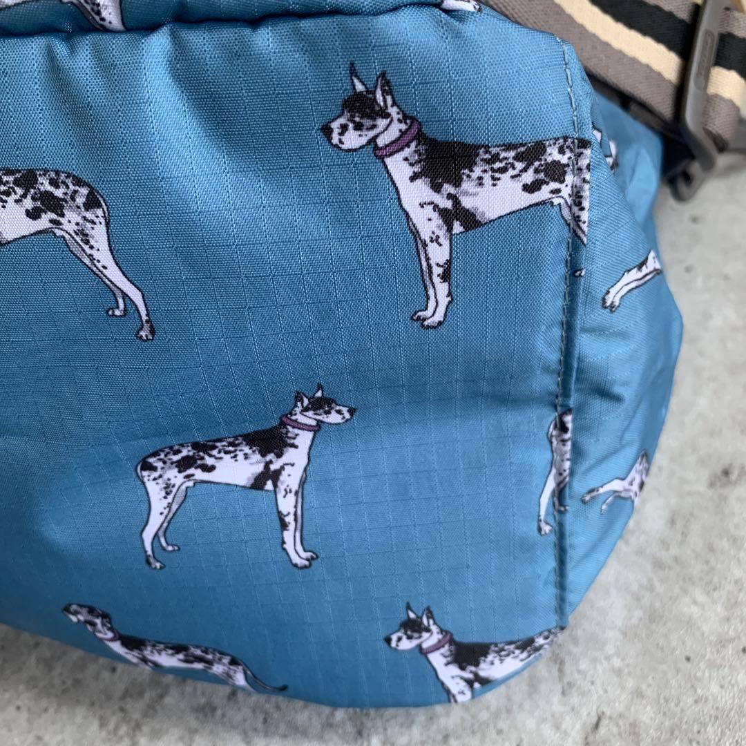 レア　完売品　LeSportsac 犬プリント ボストンバッグ　風間ゆみえ