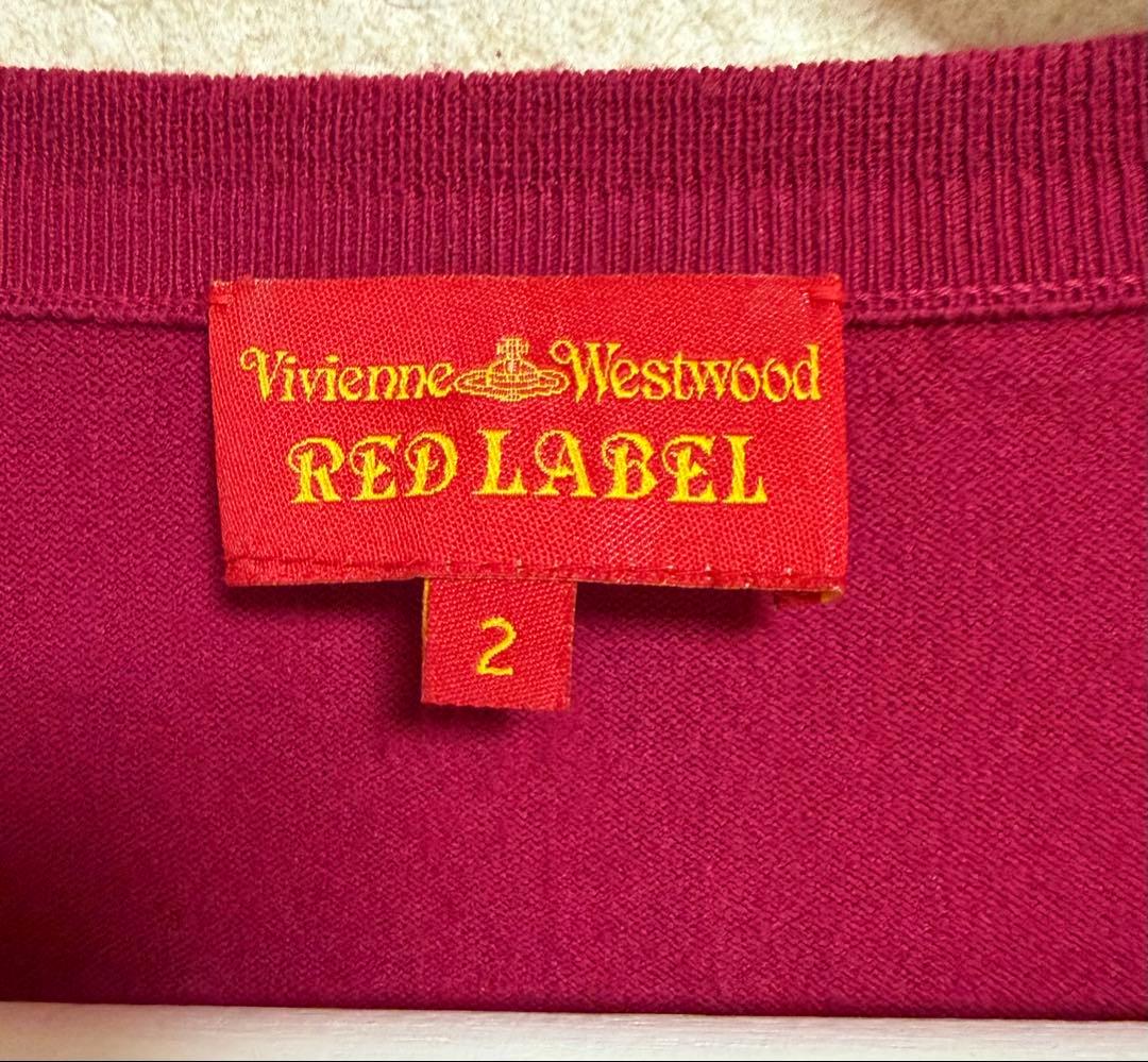 Vivienne Westwood RED LABEL ピンク系カーディガン
