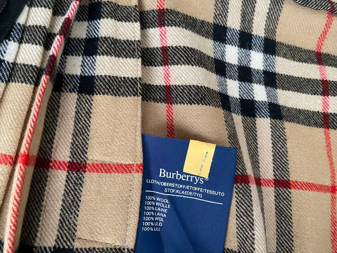 BURBERRYS バーバリー　ノバチェックプリーツスカート