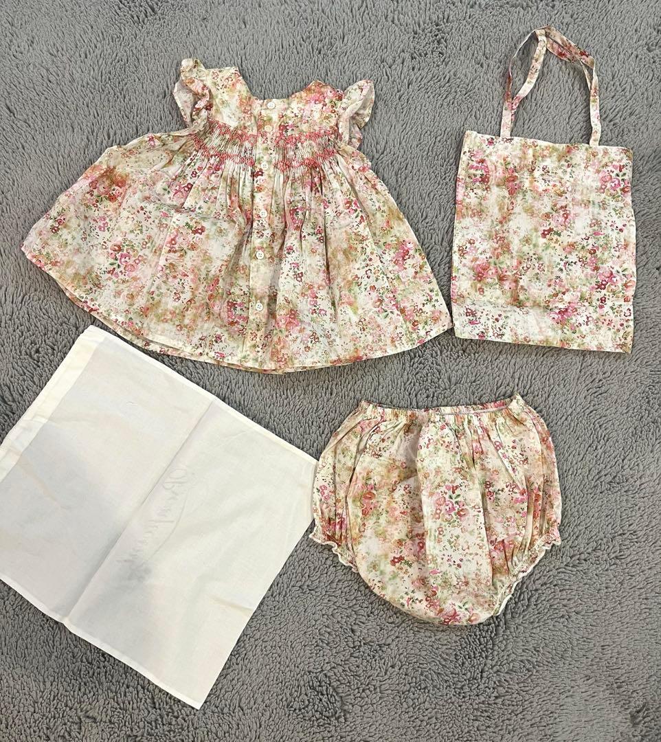 Bonpoint ボンポワン 花柄ワンピース5点セット サイズ2
