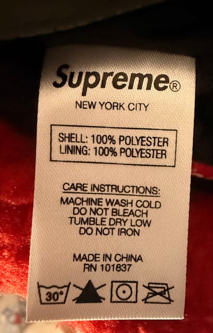 supreme リバーシブル　ボアフリース
