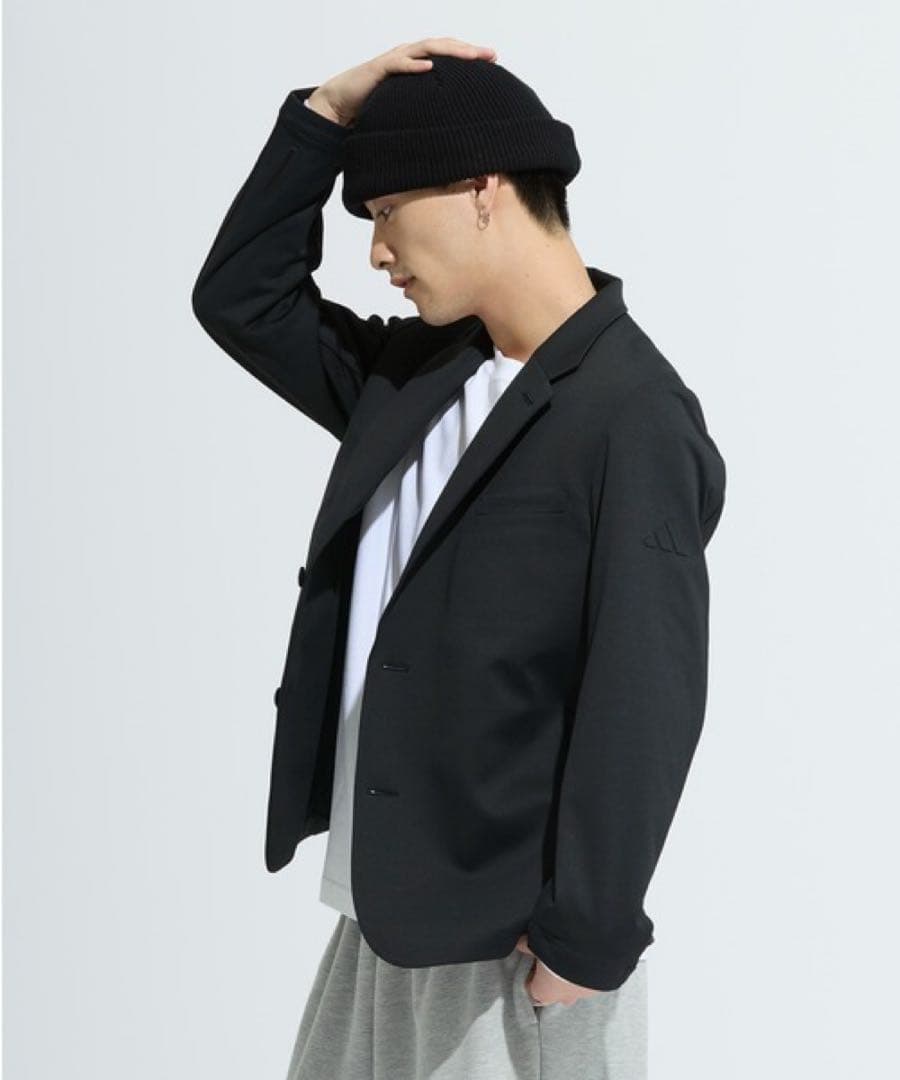 adidas テーラードジャケット パンツ スーツ 上下 セットアップ XL O