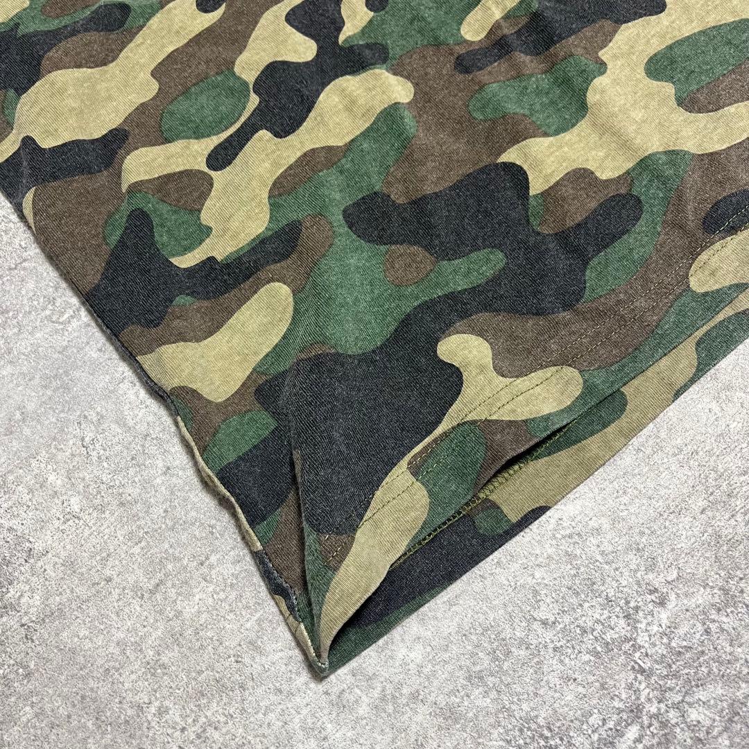 トップス black eye patch OG LABEL SAFETY CAMO TEE