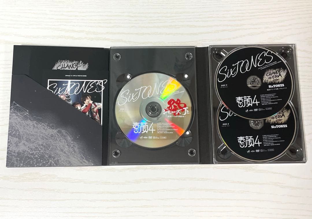 素顔4 SixTONES盤 DVD 正規品 (購入履歴有)