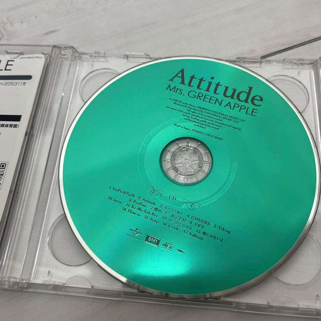 Mrs. GREEN APPLE attitude 初回限定盤 「CD+DVD」