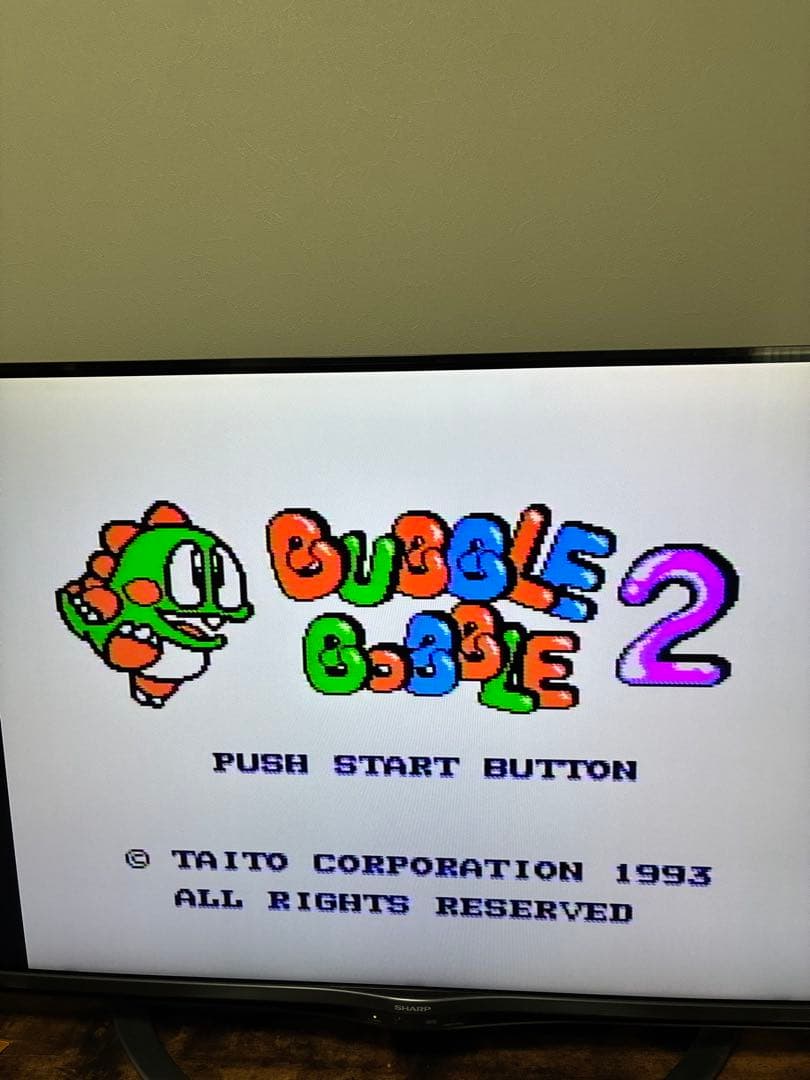【希少】　バブルボブル2 起動確認済み　ファミリーコンピューター　ゲーム