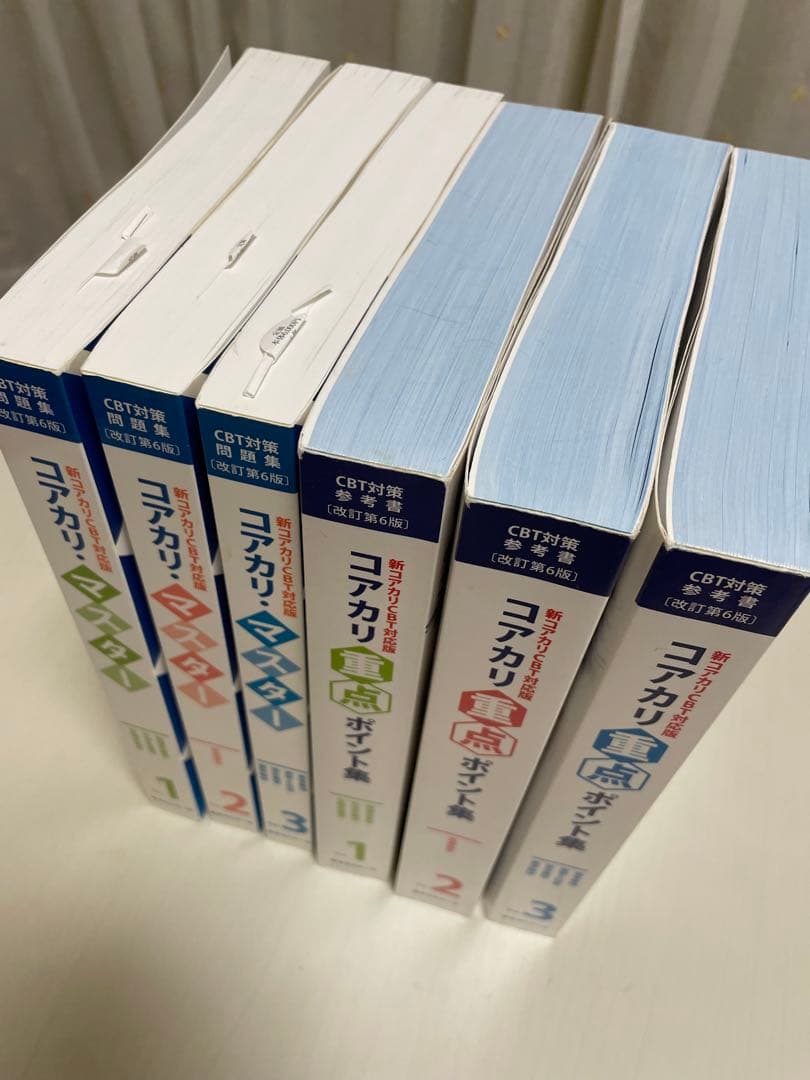 CBT対策参考書［改定第6版］コアカリ・マスター & 重点ポイント集 6冊セット