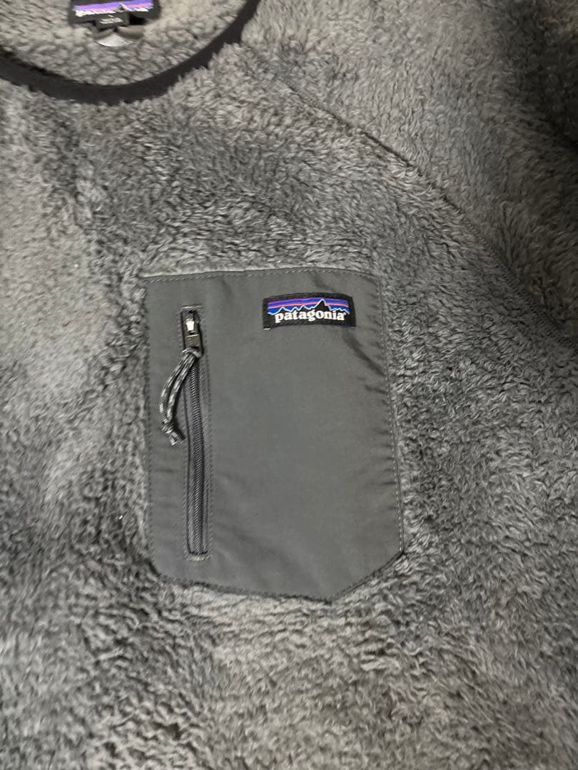patagonia グレー フリースジャケット サイズL ロスガトスクルー