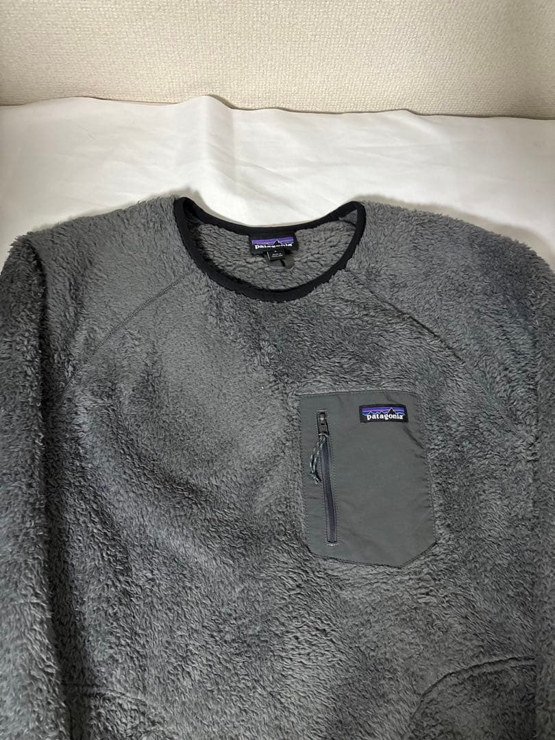 patagonia グレー フリースジャケット サイズL ロスガトスクルー