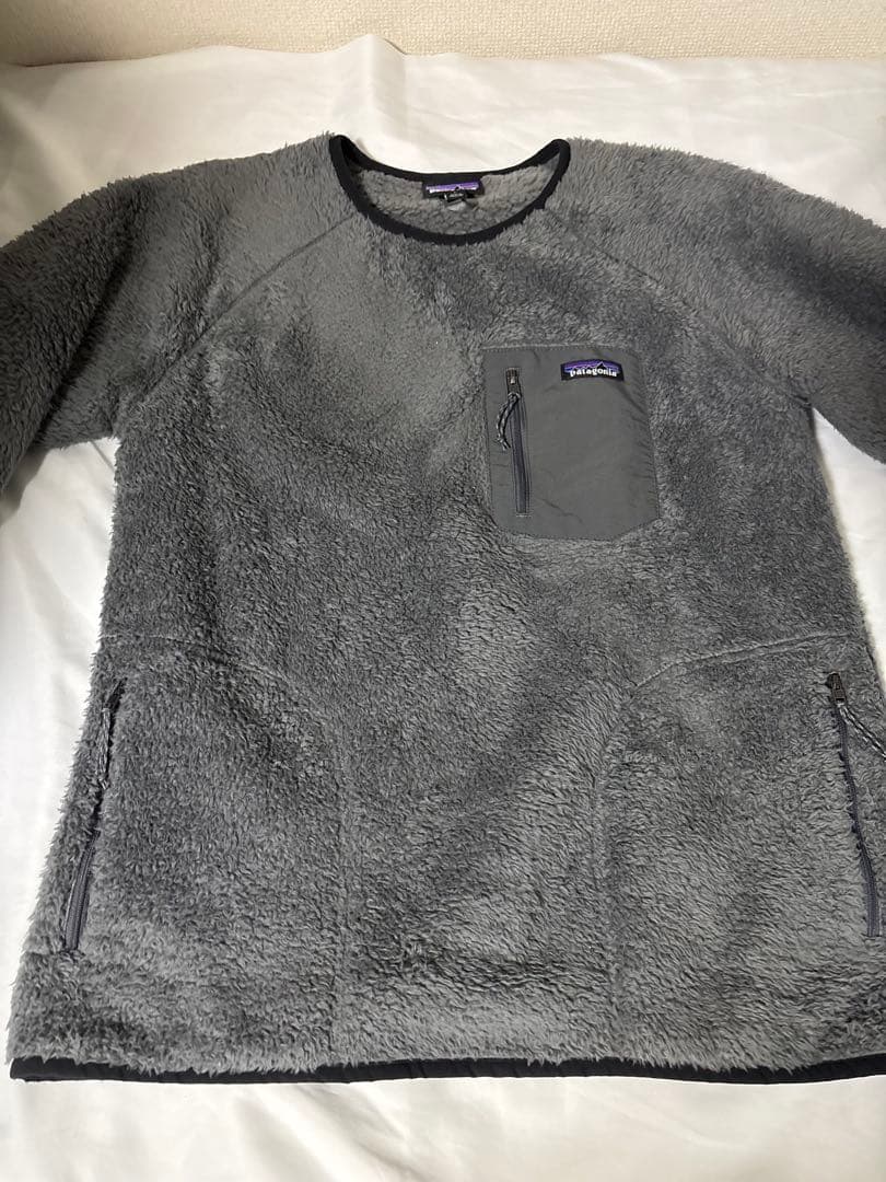 patagonia グレー フリースジャケット サイズL ロスガトスクルー