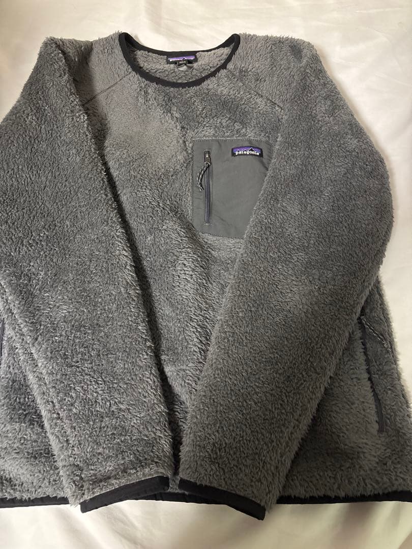 patagonia グレー フリースジャケット サイズL ロスガトスクルー