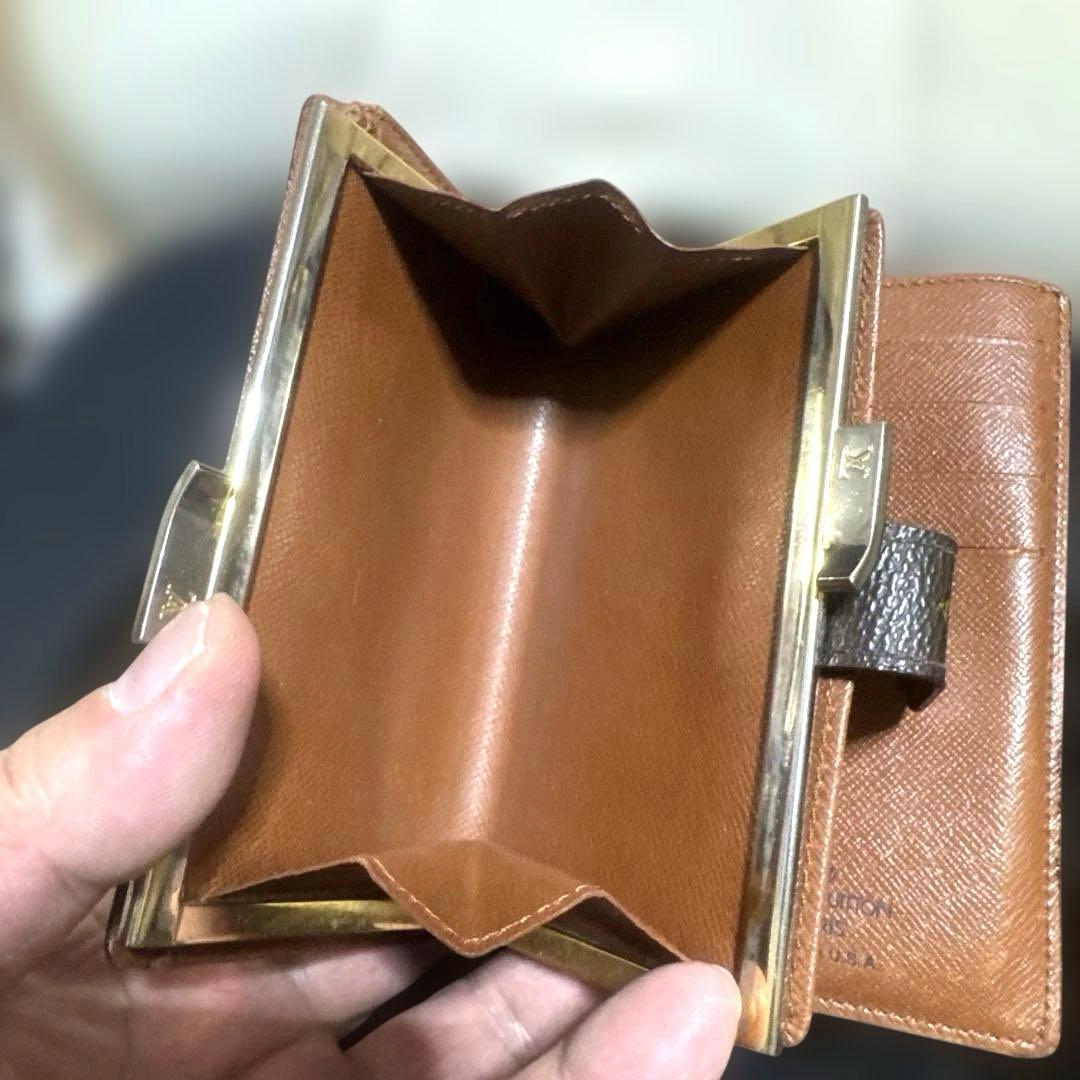 ⑨☆在庫SALE/良品♪モノグラム がま口 財布