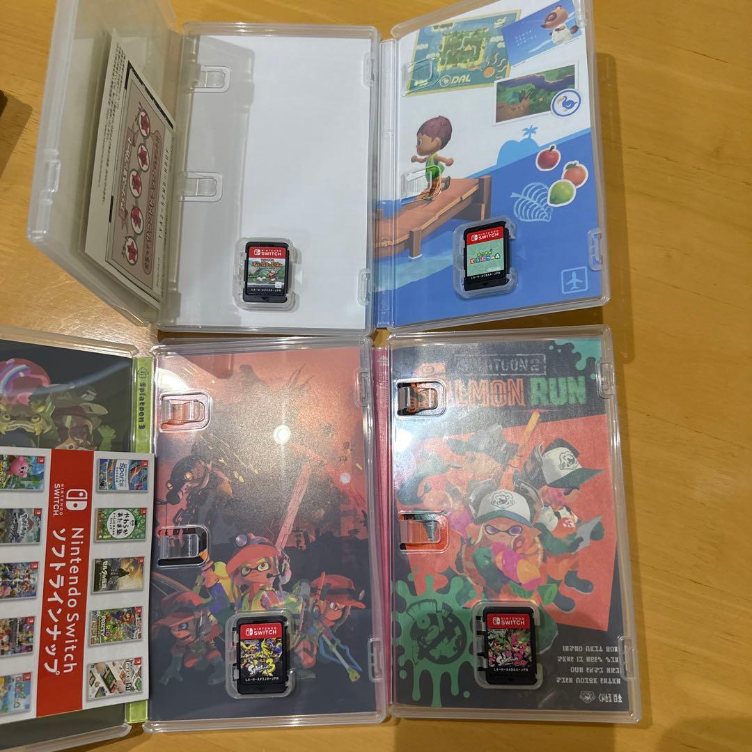 Switch スプラトゥーン2・3 あつまれ どうぶつの森　クレヨンしんちゃん