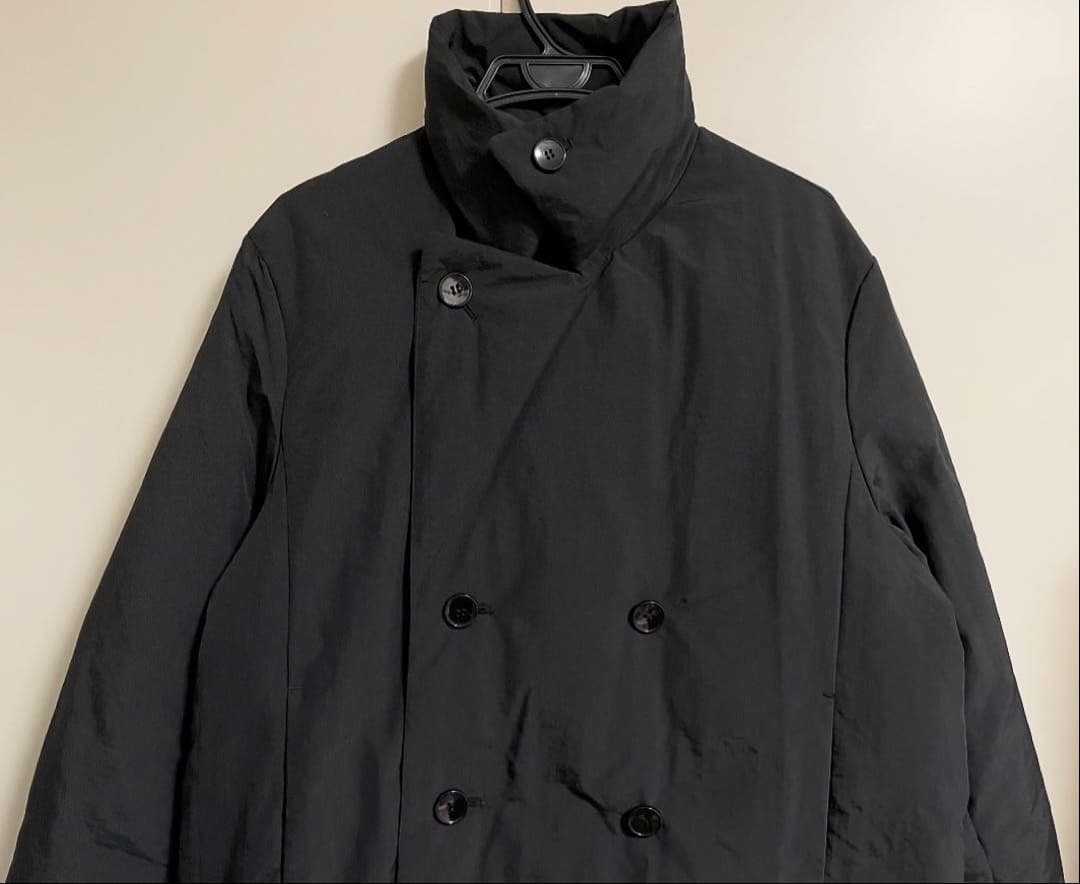 anuke Standcollar Down Coat ダウン ロングコート 黒