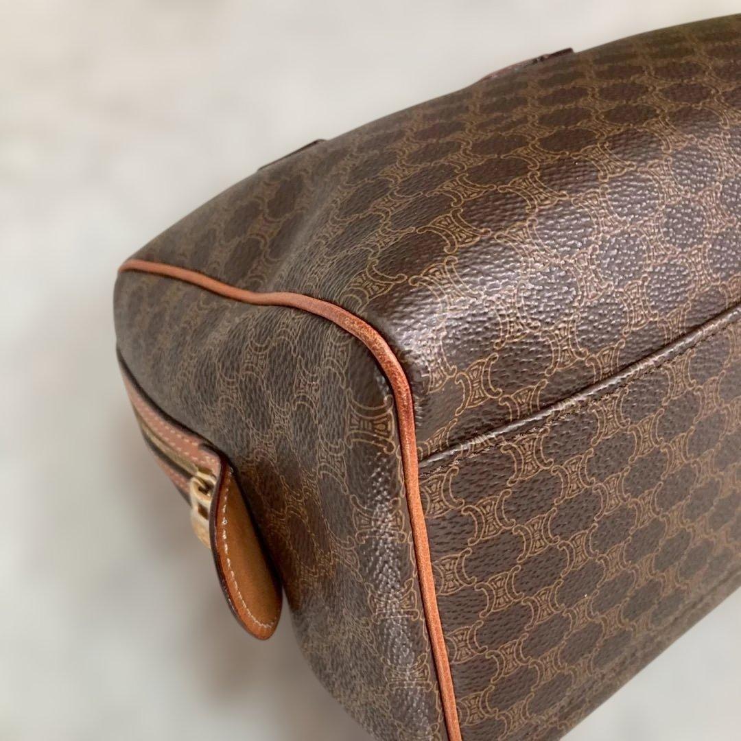 CELINE セリーヌ マカダム ボストンバッグ トリオンフ　ミニボストン