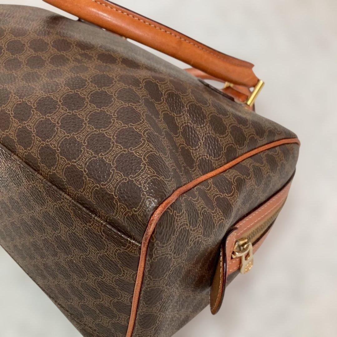 CELINE セリーヌ マカダム ボストンバッグ トリオンフ　ミニボストン