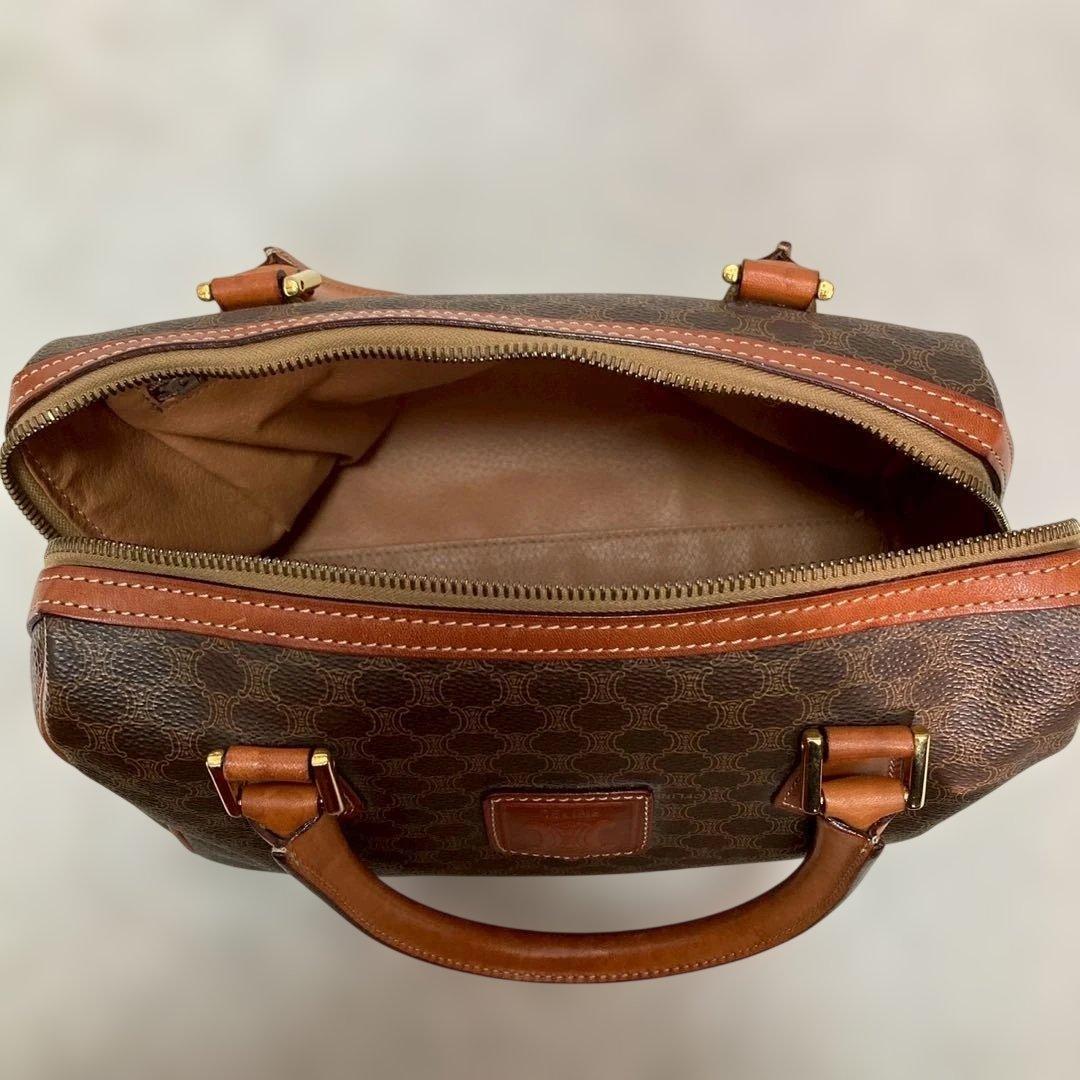 CELINE セリーヌ マカダム ボストンバッグ トリオンフ　ミニボストン