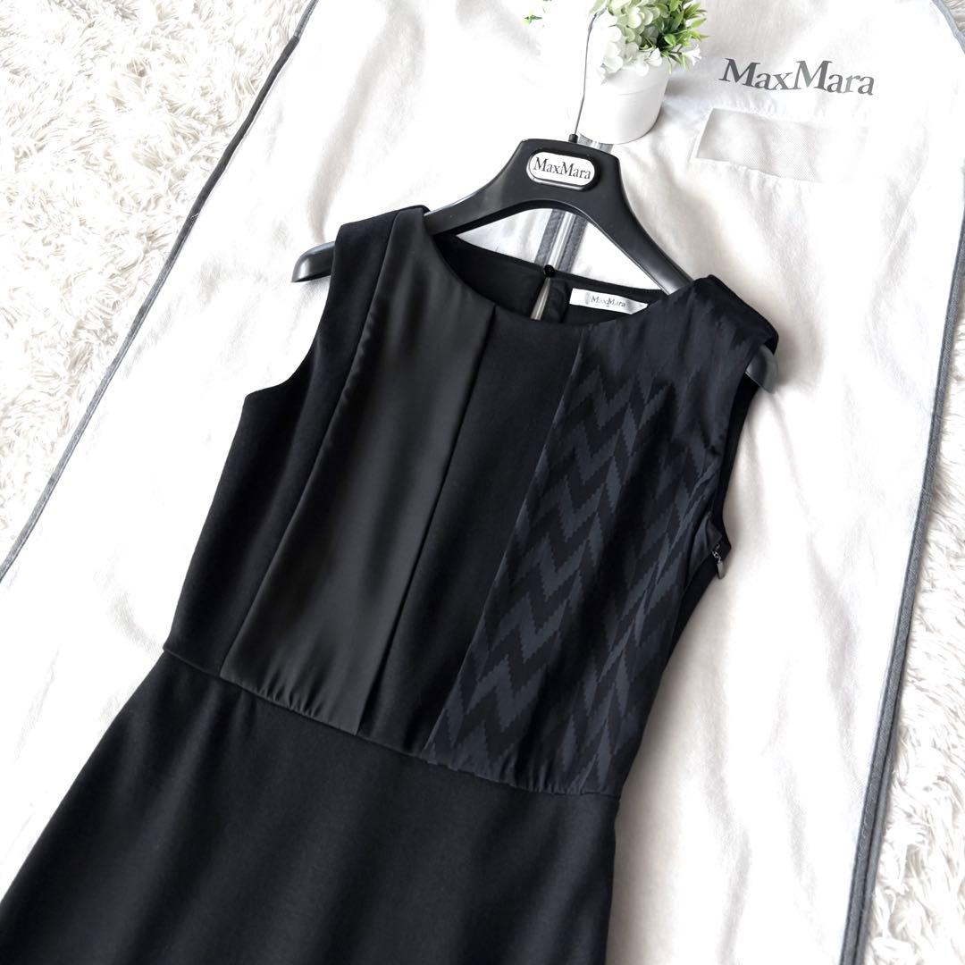 新品同様‼️最高級 白タグ マックスマーラ スタイル美人 着痩せワンピース