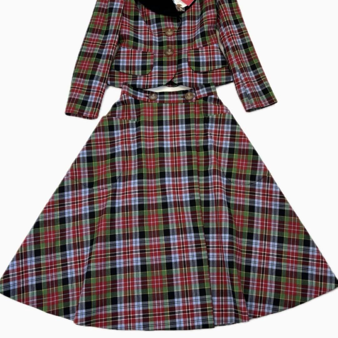 Vivienne Westwood タータンチェックライディングスカート