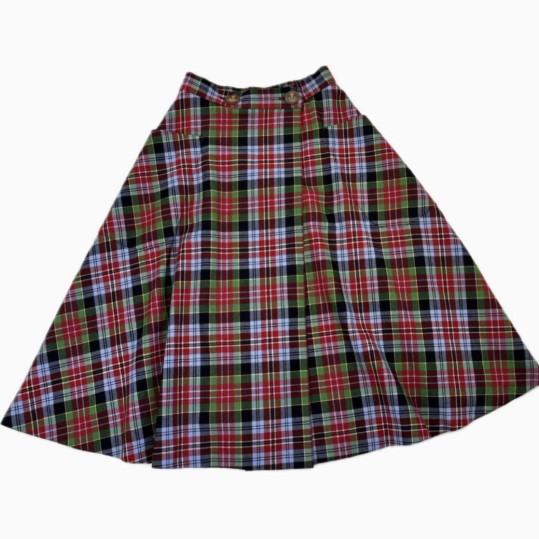 Vivienne Westwood タータンチェックライディングスカート