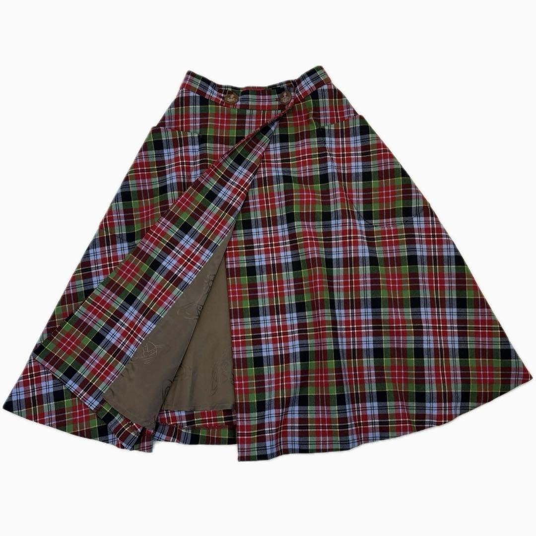 Vivienne Westwood タータンチェックライディングスカート