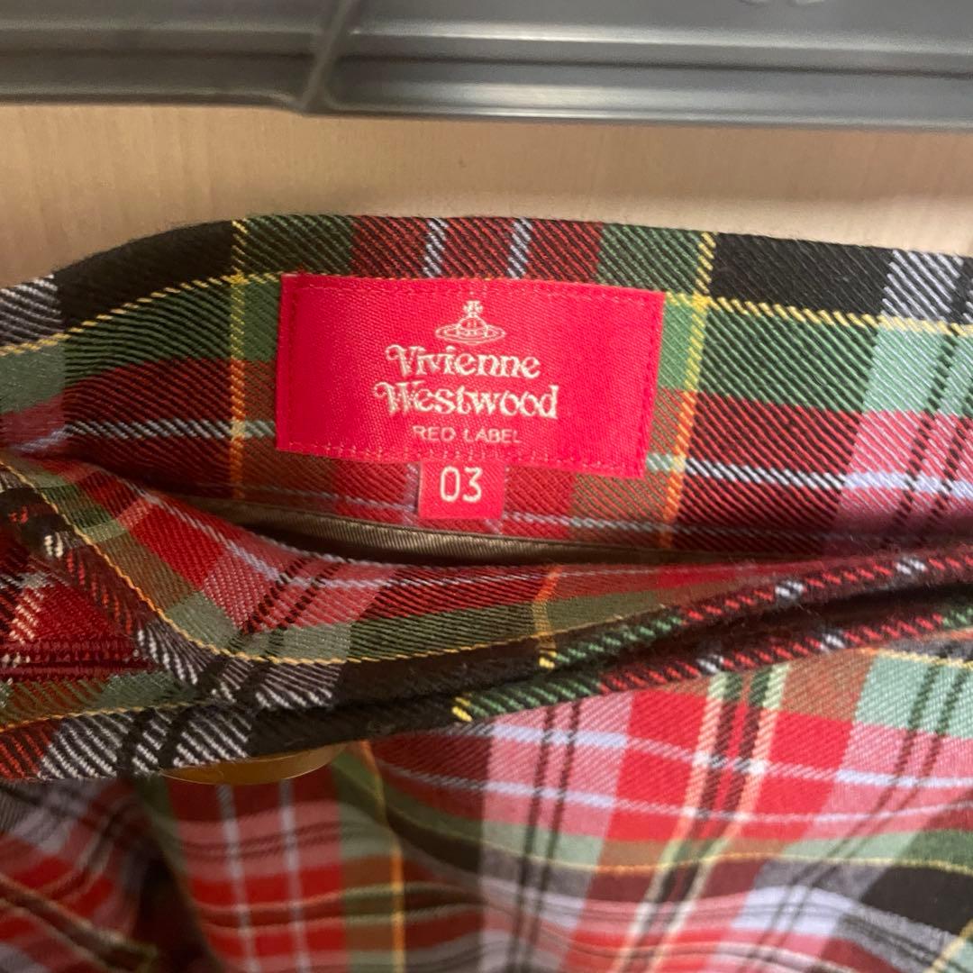 Vivienne Westwood タータンチェックライディングスカート