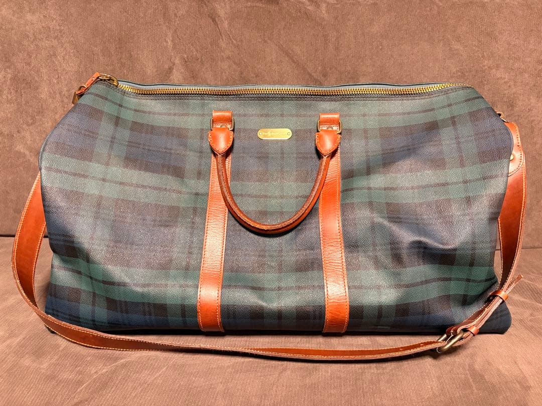 美品✨ ポロラルフローレン 2way ボストンバッグ 大容量 チェック柄