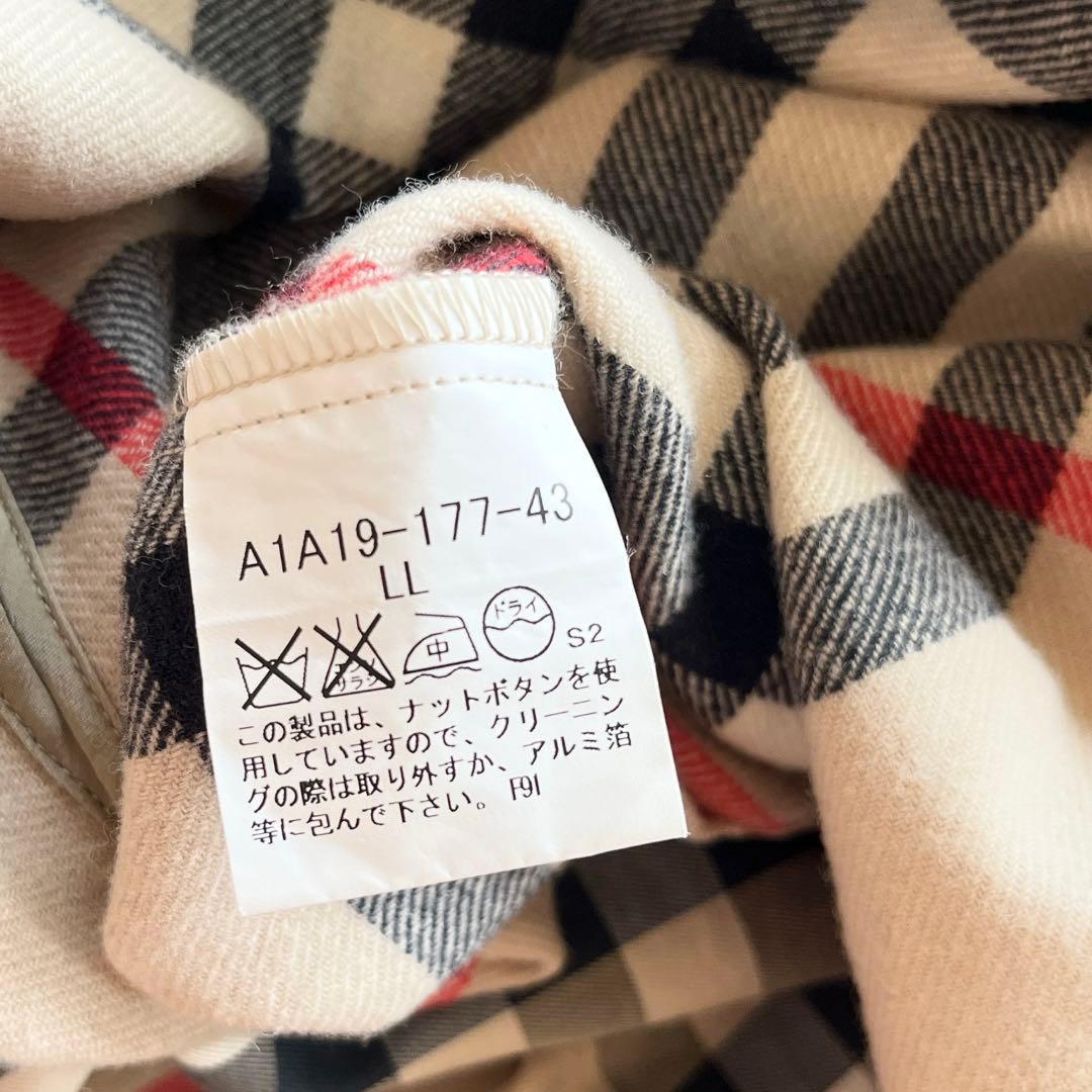 極美品　大きいサイズ　バーバリーロンドン　トレンチコート　ライナー　メガチェック