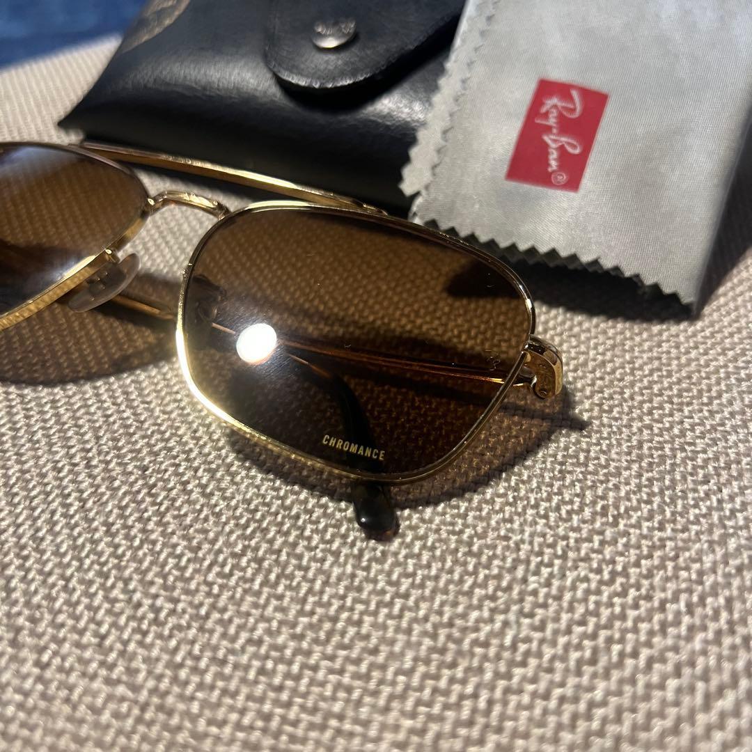Ray-Ban NEW CARAVAN サングラス ポリッシュゴールド