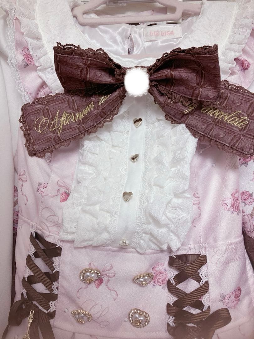 LIZLISA Meltychocolate柄 セットアップ 正規品
