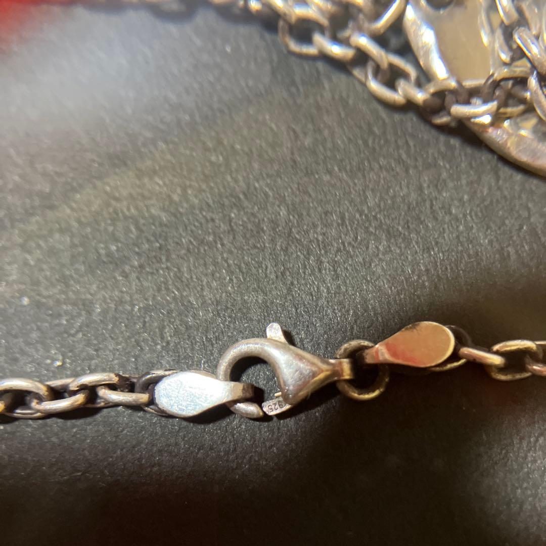 シマノ　シルバー925トップ　小豆チェーン