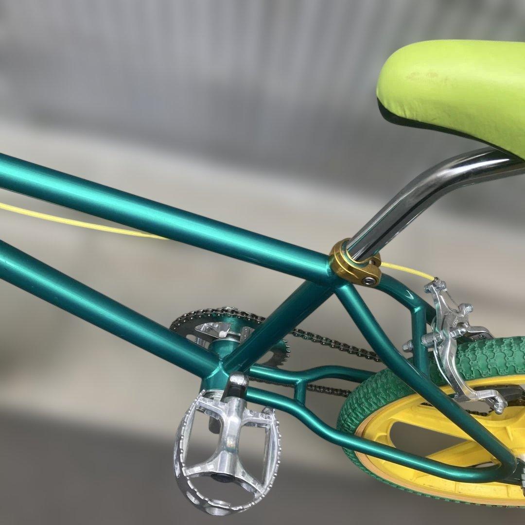 m*p様 BMX 20インチ_プロホイール_グリーン×イエロー