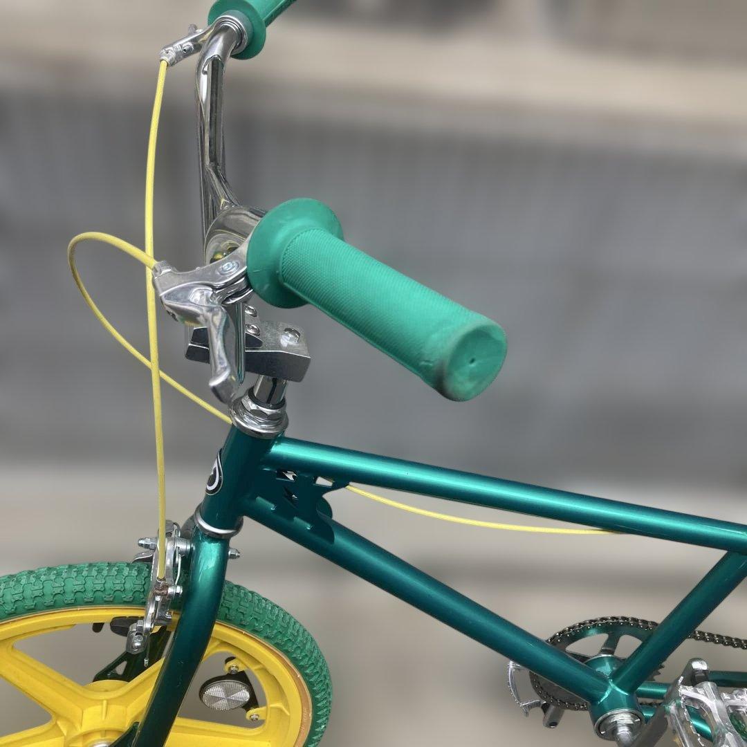 m*p様 BMX 20インチ_プロホイール_グリーン×イエロー