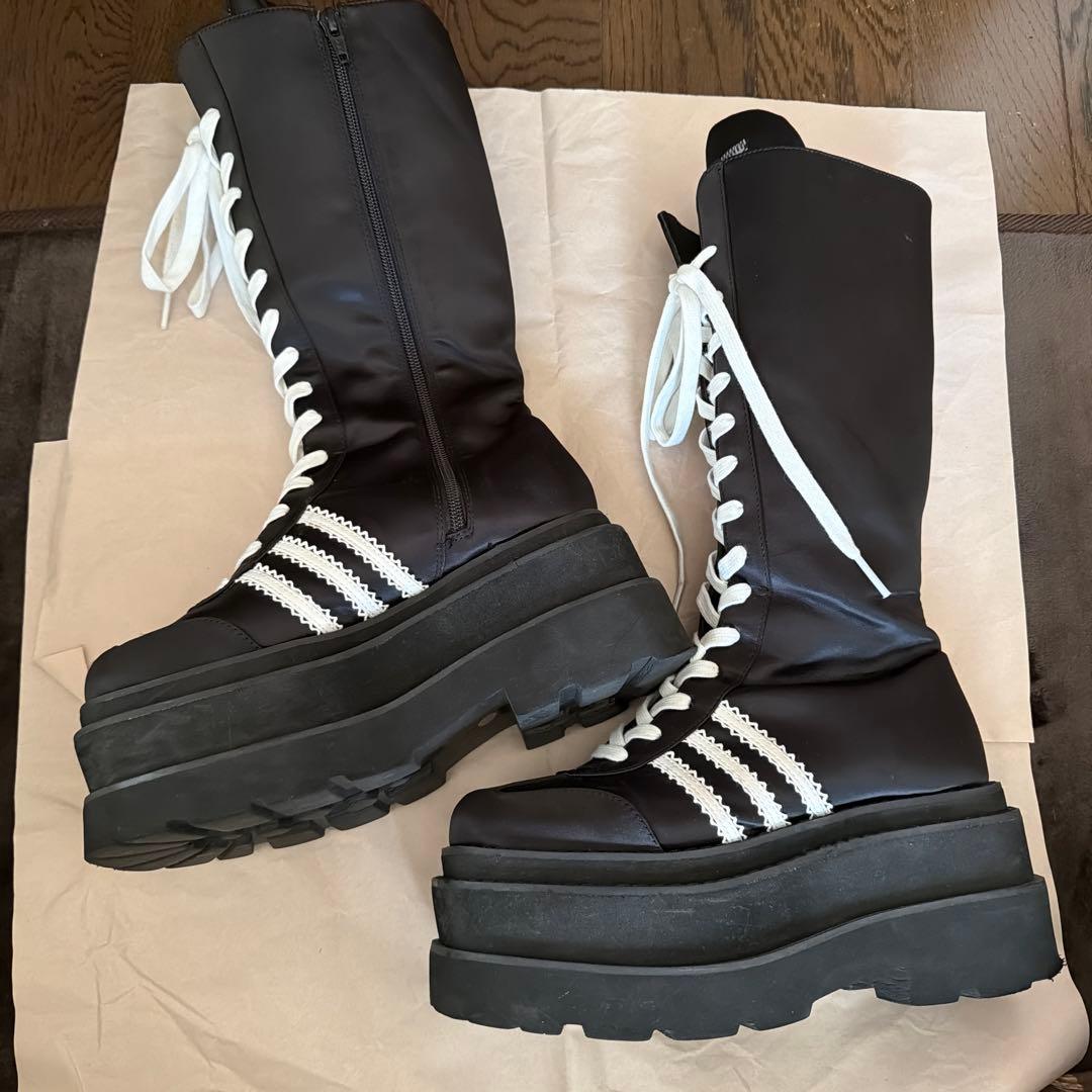 Darich レースアップスニーカーロングブーツ　BLK Mサイズ