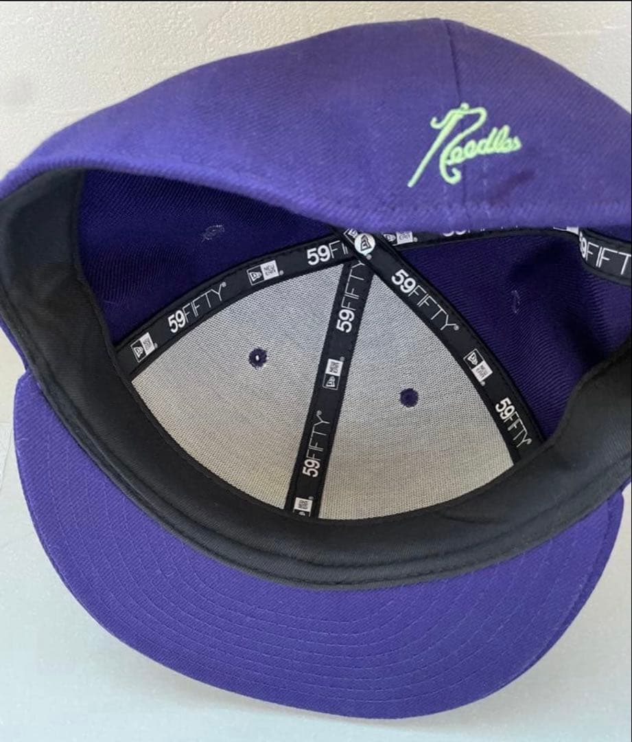 Needles × NEW ERA キャップ 7 3/8 パープル