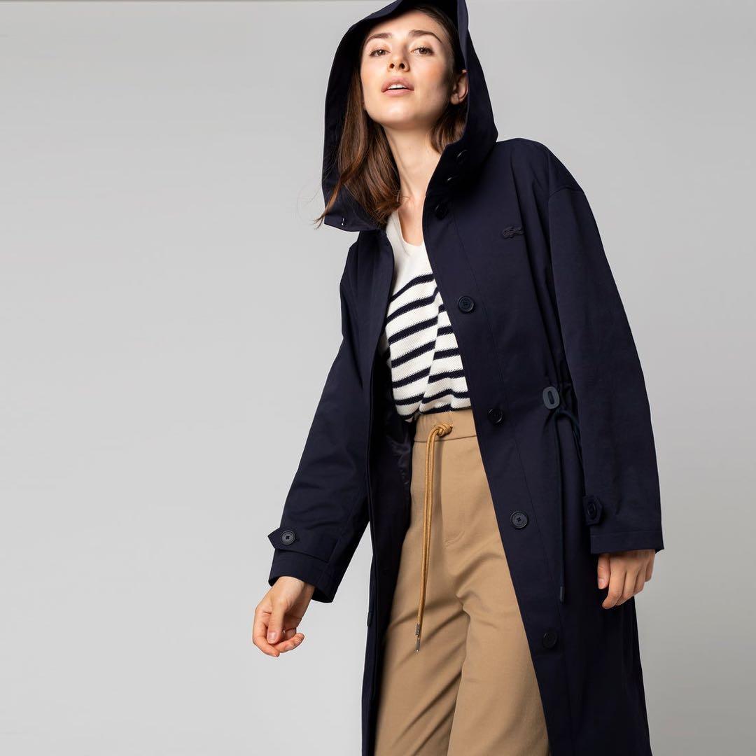 LACOSTE 38サイズ ネイビー スプリングコート