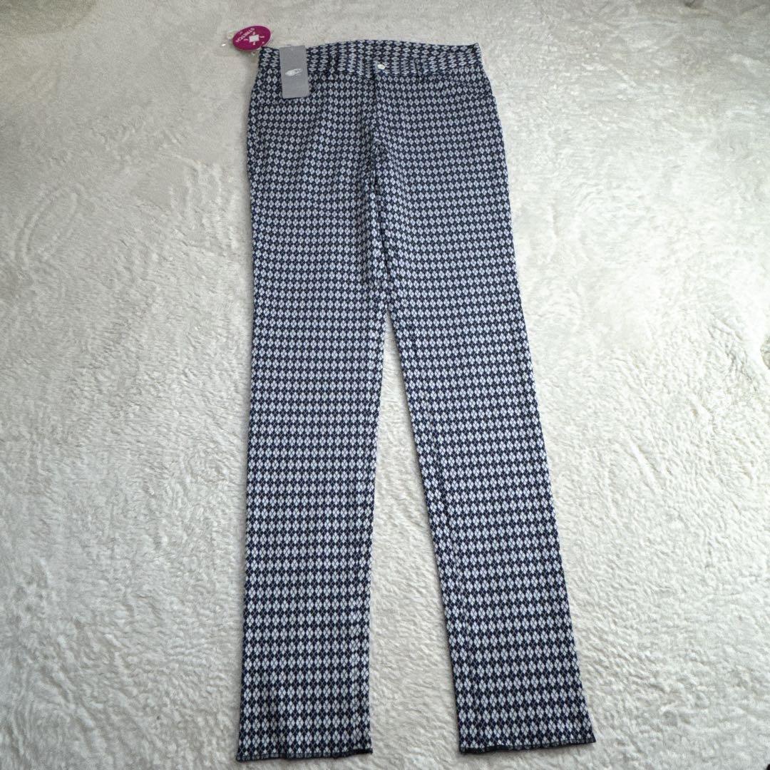 BEAMSGOLF PURPLELABEL アーガイル小柄 パンツ ストレッチ